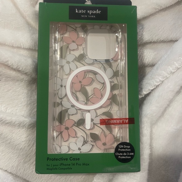 kate spade Other - Kate Spade Pink and White Floral Case for iPhone 14 Pro Max
